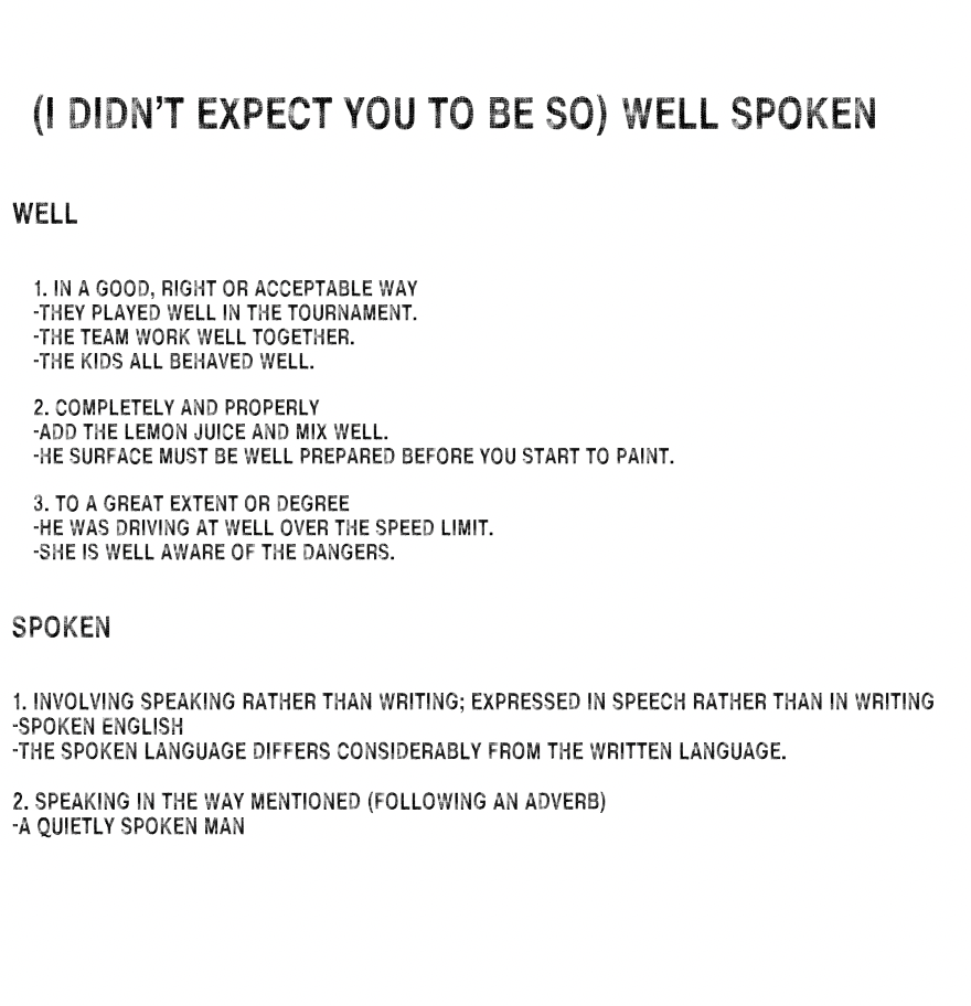 English Definition